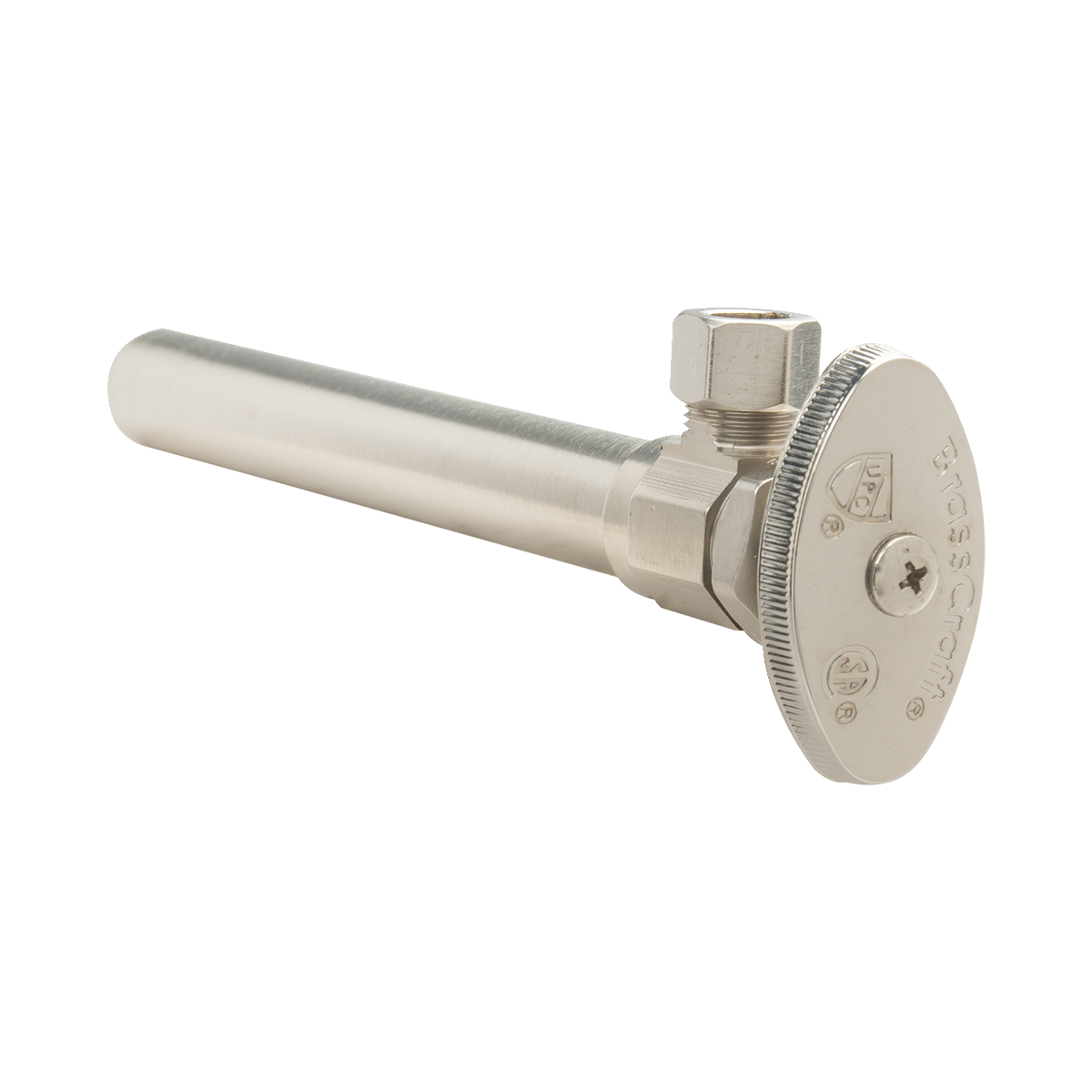 1/2 in. Nom Sweat x 3/8 in. O.D. Comp With Bell Escutcheon BrassCraft